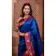 Royal Blue Soft Silk Zari Woven Party Wear Saree - 219653