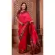 Pink Soft Silk Party Wear Saree with Woven Work - 219654
