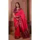 Pink Soft Silk Party Wear Saree with Woven Work - 219654