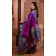 Purple Soft Silk Zari Work Party Wear Saree - 219655