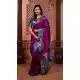 Purple Soft Silk Zari Work Party Wear Saree - 219655
