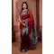 Red Soft Silk Woven Design Party Wear Saree - 219656