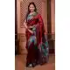 Red Soft Silk Woven Design Party Wear Saree - 219656