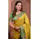 Yellow Soft Silk Zari Woven Party Wear Saree - 219657