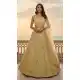 Yellow Butterfly Net Heavy Sequins Lehenga Choli - 219673