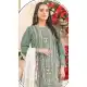 Green Embroidery Zari Work Pakistani Suit - 219714
