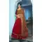 Maroon Vichitra Silk Embroidery Party Wear Lehenga - 219730