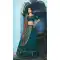Teal Vichitra Silk Designer Embroidery Lehenga - 219732