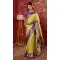 Pista Green Pure Soft Silk Peacock Border Party Wear Saree - 219755