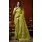 Green Heavy Tissue Silk Cow Butta Party Wear Saree - 219783