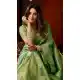 Sea Green Heavy Tissue Silk Party Wear Saree with Butta Work - 219785