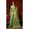 Sea Green Heavy Tissue Silk Party Wear Saree with Butta Work - 219785