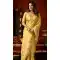 Yellow Heavy Tissue Silk Cow Butta Party Wear Saree - 219787