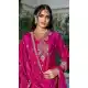 Pink Chinon Party Wear Embroidery Suit - 219807