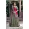 Buy Green Tasar Silk Foil Printed Plus Size Lehenga Choli - 219810