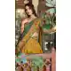 Mustard Tasar Silk Gilded Motif Lehenga Choli - 219811