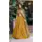 Mustard Tasar Silk Gilded Motif Lehenga Choli - 219811