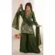 Mehendi Green Pure Fendy Silk Embroidery Work Suit - 219897