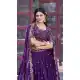 Georgette Sequins Resham Work Lehenga Choli - 219909