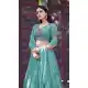 Sky Blue Resham Sequins Work Lehenga Choli - 219911