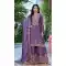 Elegant Purple Chinon Embroidery Palazzo Suit - 220039