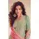 Sea Green Real Chinon Embroidery Work Palazzo Suit - 220090
