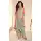 Sea Green Real Chinon Embroidery Work Palazzo Suit - 220090
