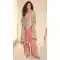 Pink Real Chinon Designer Palazzo Suit - 220091
