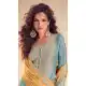 Sky Blue Real Chinon Embroidery Palazzo Suit - 220092