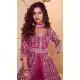 Rani Pink Real Chinon Embroidery Work Salwar Suit - 220093
