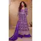 Purple Real Chinon Party Wear Salwar Suit - 220094