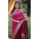 Burgundy Pure Banarasi Silk Weaving Traditional Wear Saree - 220105