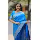 Firozi Blue Pure Banarasi Silk Traditional Saree - 220106