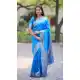 Firozi Blue Pure Banarasi Silk Traditional Saree - 220106