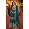 Stylish Plus Size Sharara Suits Wedding Wear for Women - 220169