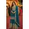 Teal Blue Georgette Embroidery Sharara Suit - 220169
