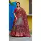 Grey Tasar Silk Kalamkari Work Chaniya Choli - 220214
