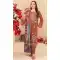 Orange Cotton Embroidered Party Wear Pakistani Suit - 14959220300