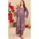 Mauve Cotton Ethnic Pakistani Suit with Embroidery - 14959220302