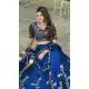 Blue Rangoli Silk Sequins Work Lehenga Choli - 220341