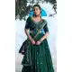 Green Vichitra Silk Designer Lehenga Choli - 220363
