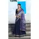 Navy Blue Vichitra Silk Party Wear Embroidered Lehenga - 220365