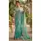 Sky Blue Fendy Chiffon Beads Embroidery Saree - 220427