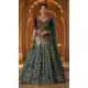 Multi Japan Satin Silk Party Wear Lehenga - 220432