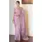 Elegant Lavender Slub Silk Cutwork Saree - 220514