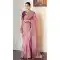Pink Slub Silk C-Pallu Traditional Saree - 220515