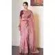 Pink Slub Silk C-Pallu Traditional Saree - 220515