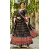 Black Designer Plus Size Navratri Chaniya Choli - 167665784