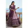Purple Printed Plus Size Navratri Chaniya Choli - 167665786