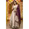Off White Cotton Plus Size Navratri Chaniya Choli - 167665788